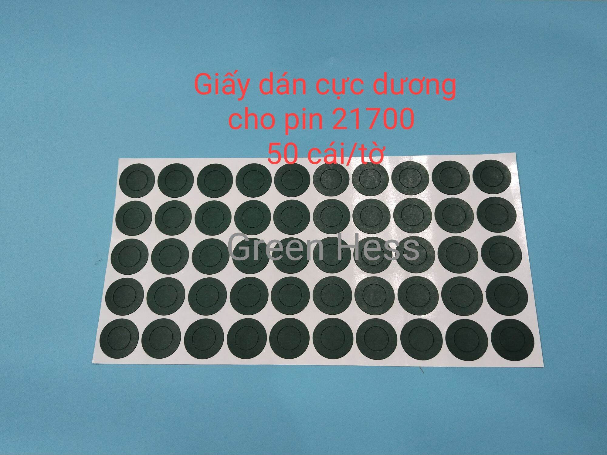 Giấy dán cực dương pin 18650, 21700, 26650, 26700, 32650, 32700