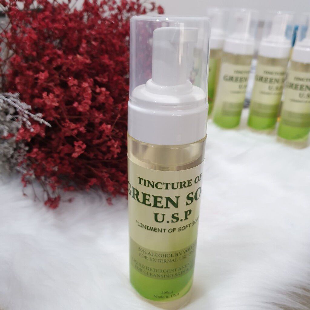Dung dịch vệ sinh hình xăm Green Soap 200ml