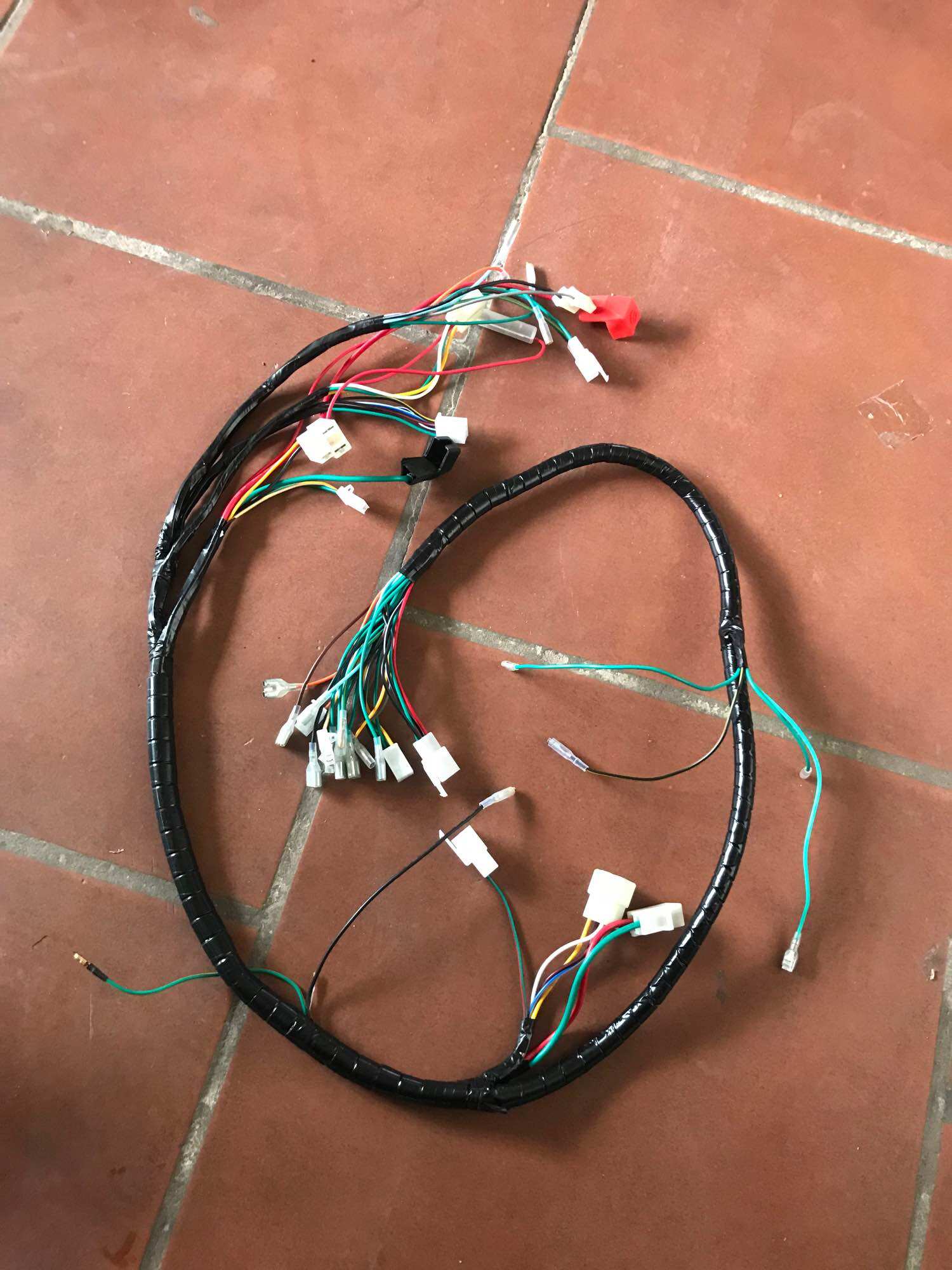 Bộ dây điện chaly có đề lắp vừa tất cả các xe chaly