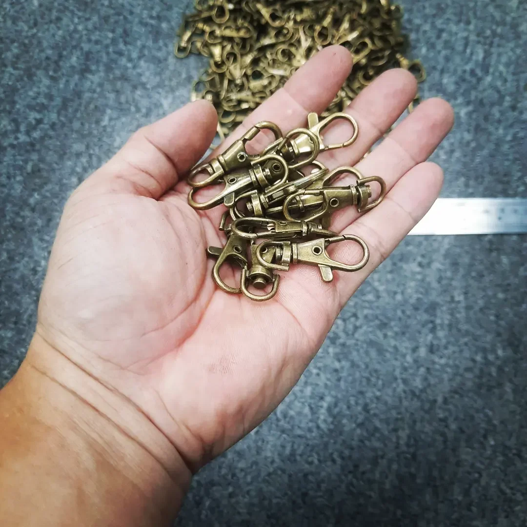 SÉT 5 MÓC KHÓA D MẠ ĐỒNG GIẢ CỔ