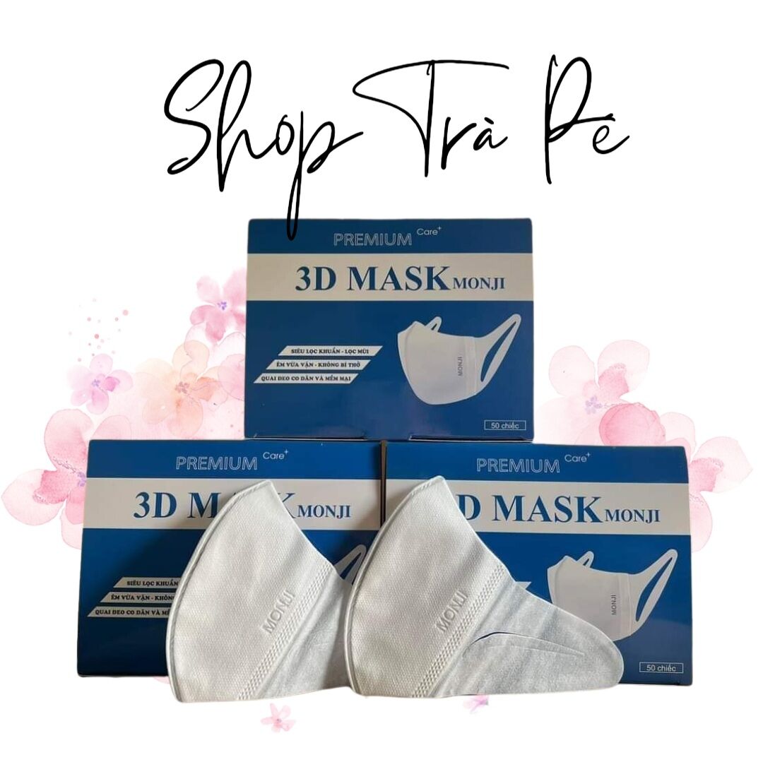 Khẩu trang 3d monji hộp 50 cái