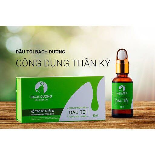 Dầu tỏi bạch dương - 30ml