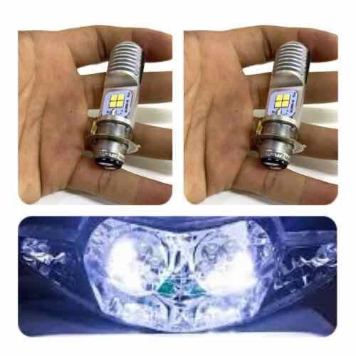 Đèn led cao cấp cho xe wave 2 bóng siêu sáng - 1 đôi