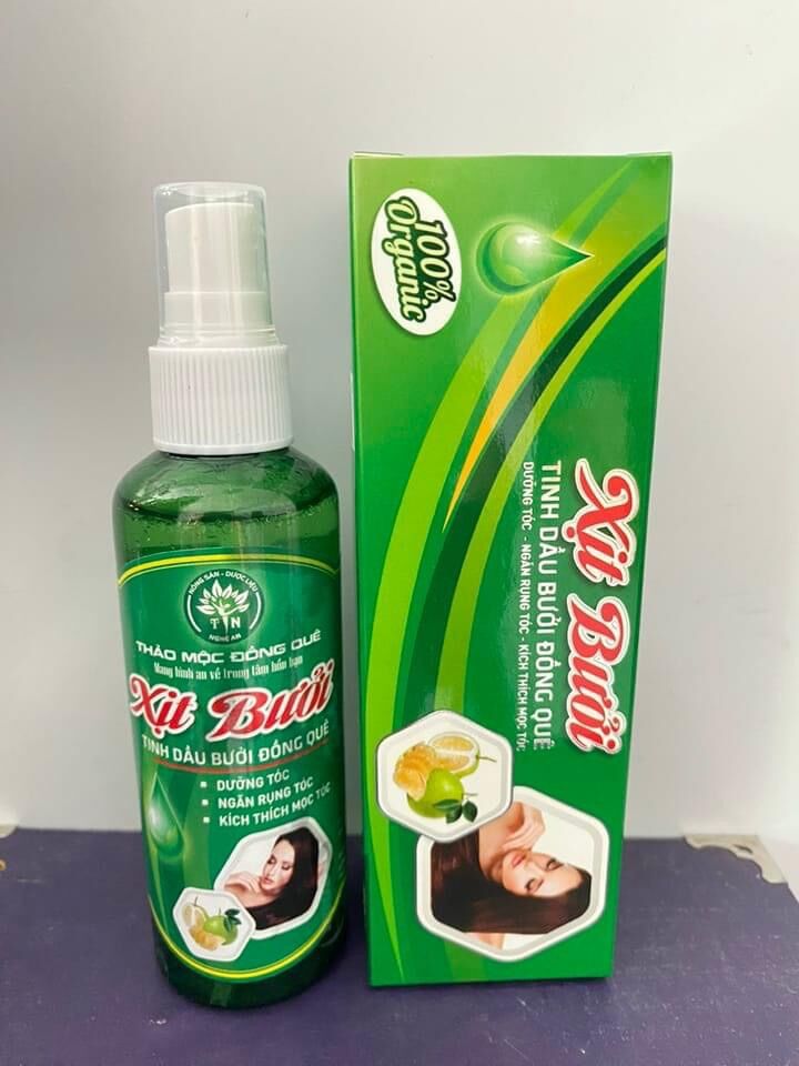 Xịt Bưởi (tinh dầu bưởi đồng quê)