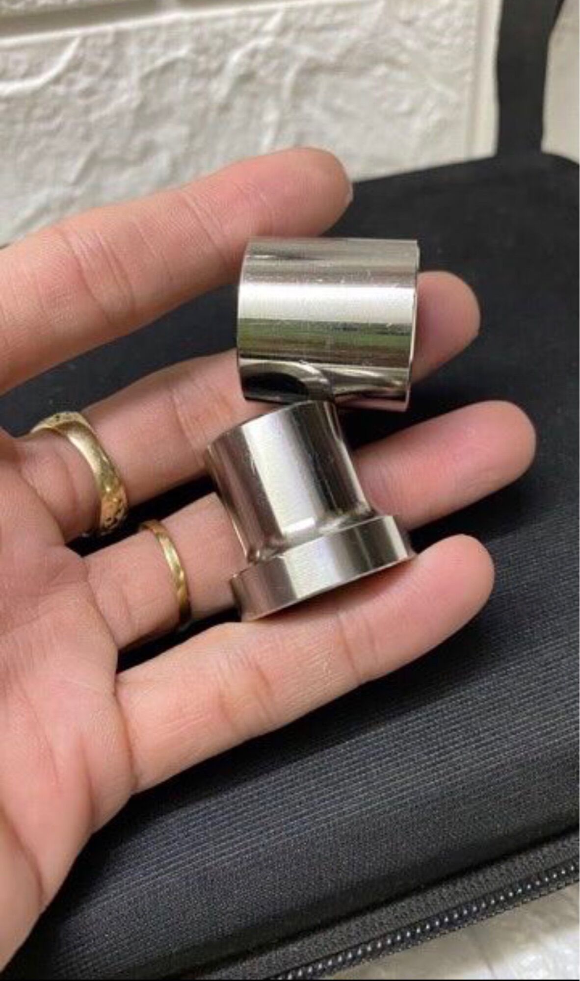 bộ 2 cục canh đùm inox 304 xe wave dream ( 25x25mm)