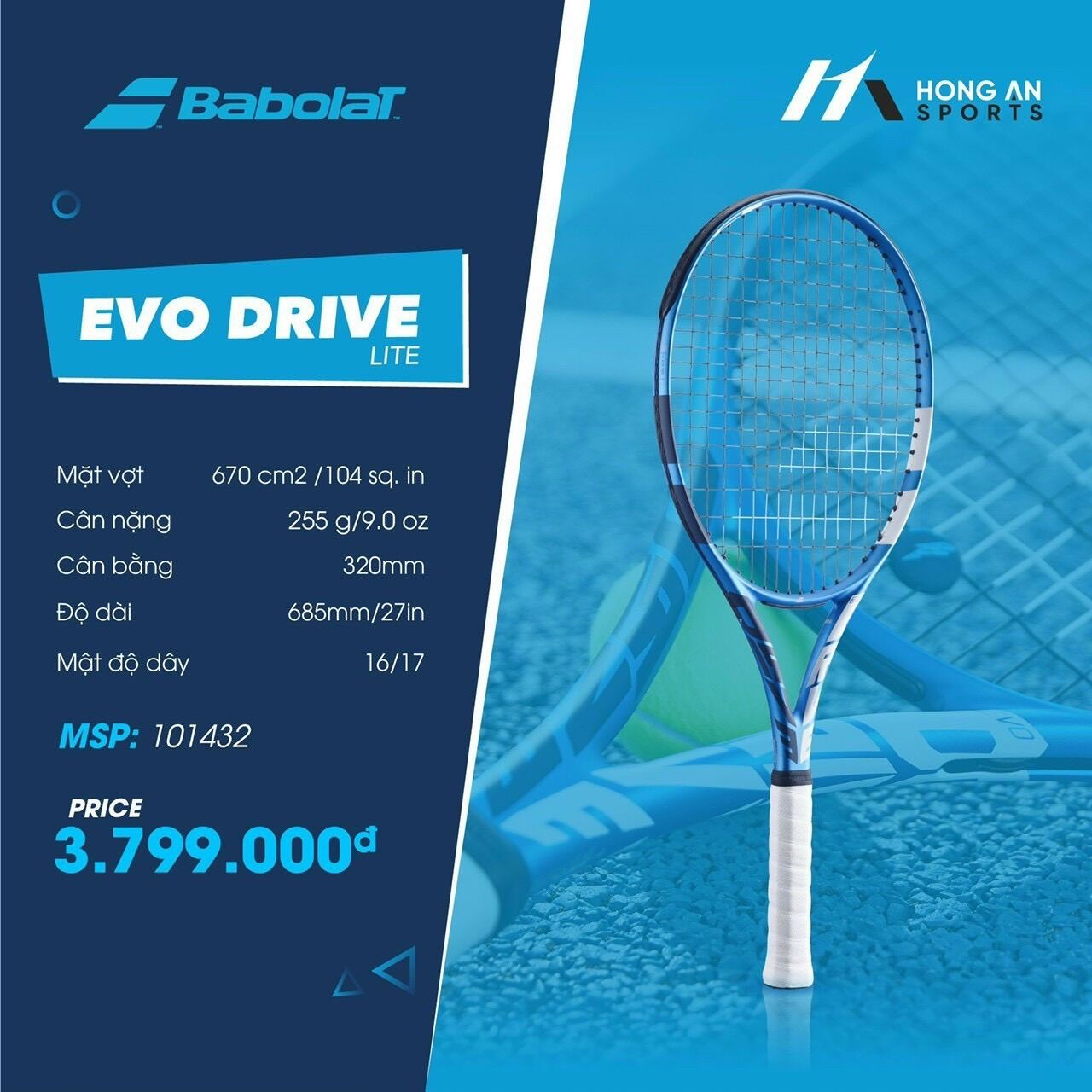Vợt tennis Babolat trợ lực mới nhất