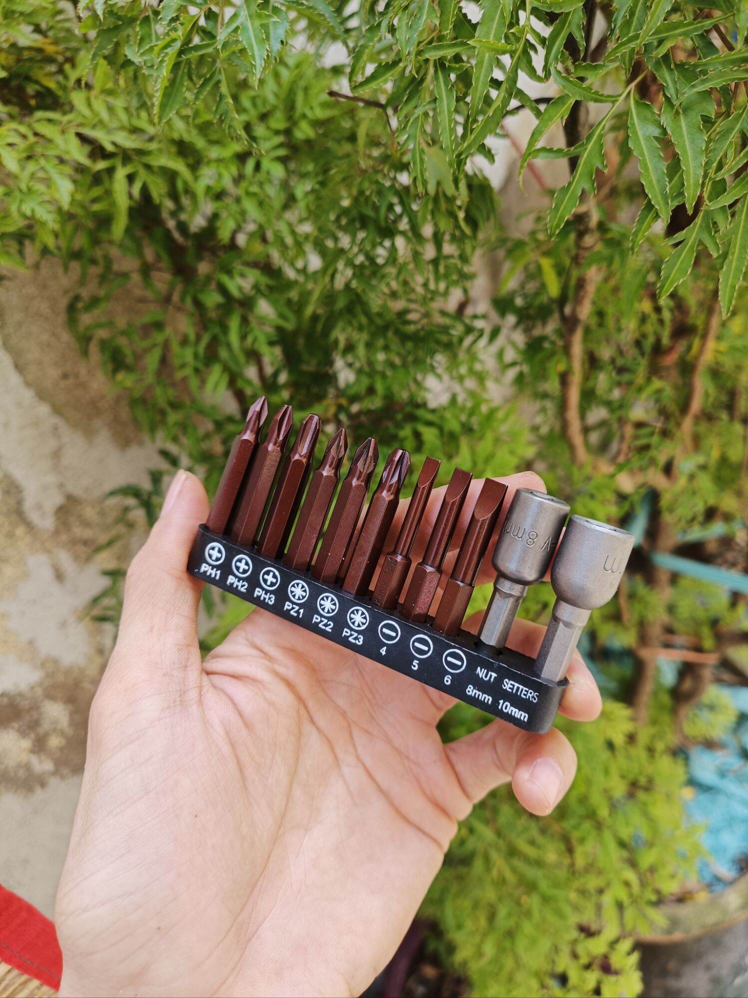 bộ 9 đầu bắn vít + 2 đầu bắn tôm kapusi
