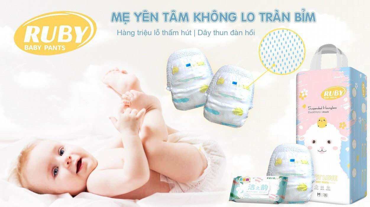 (thanh lý hàng mới 100%)50 Bỉm quần Wasuka ruby xuất Nhật size M/L/Xl/Xxl0