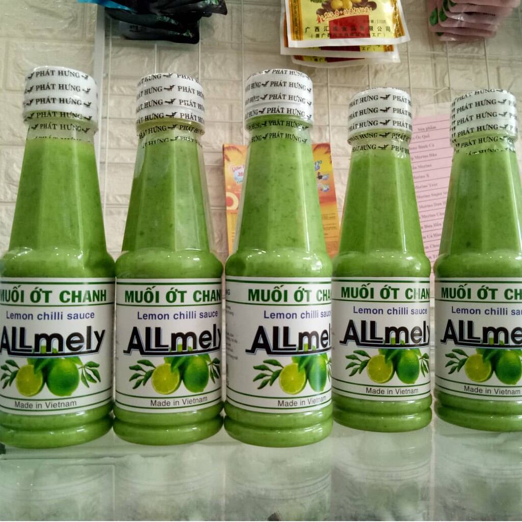 Muối ớt chanh xanh allmely 220g