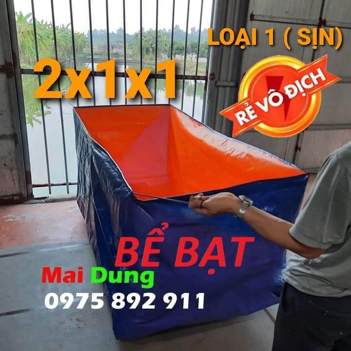 Bể bạt nuôi ốc , ếch , cá , lươn - kích thước 2x1x1