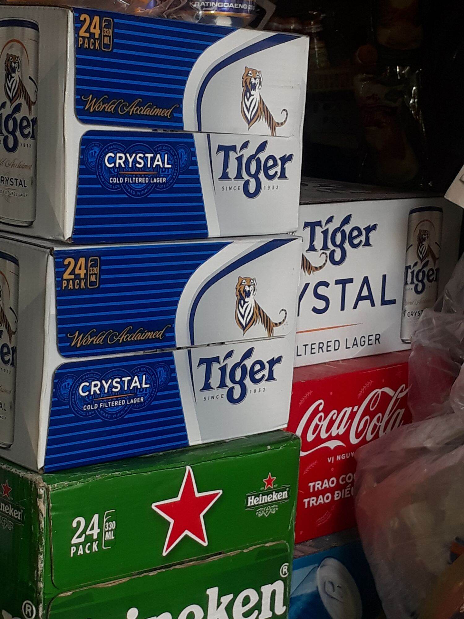 bia TIGER bạc