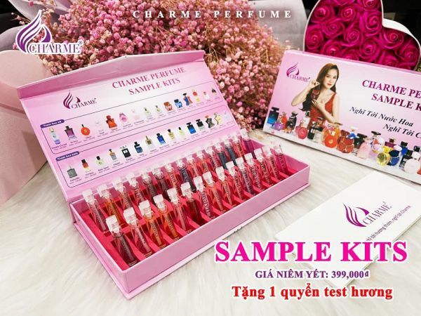 Bộ test nước hoa 30 mùi + tặng giấy thử mùi