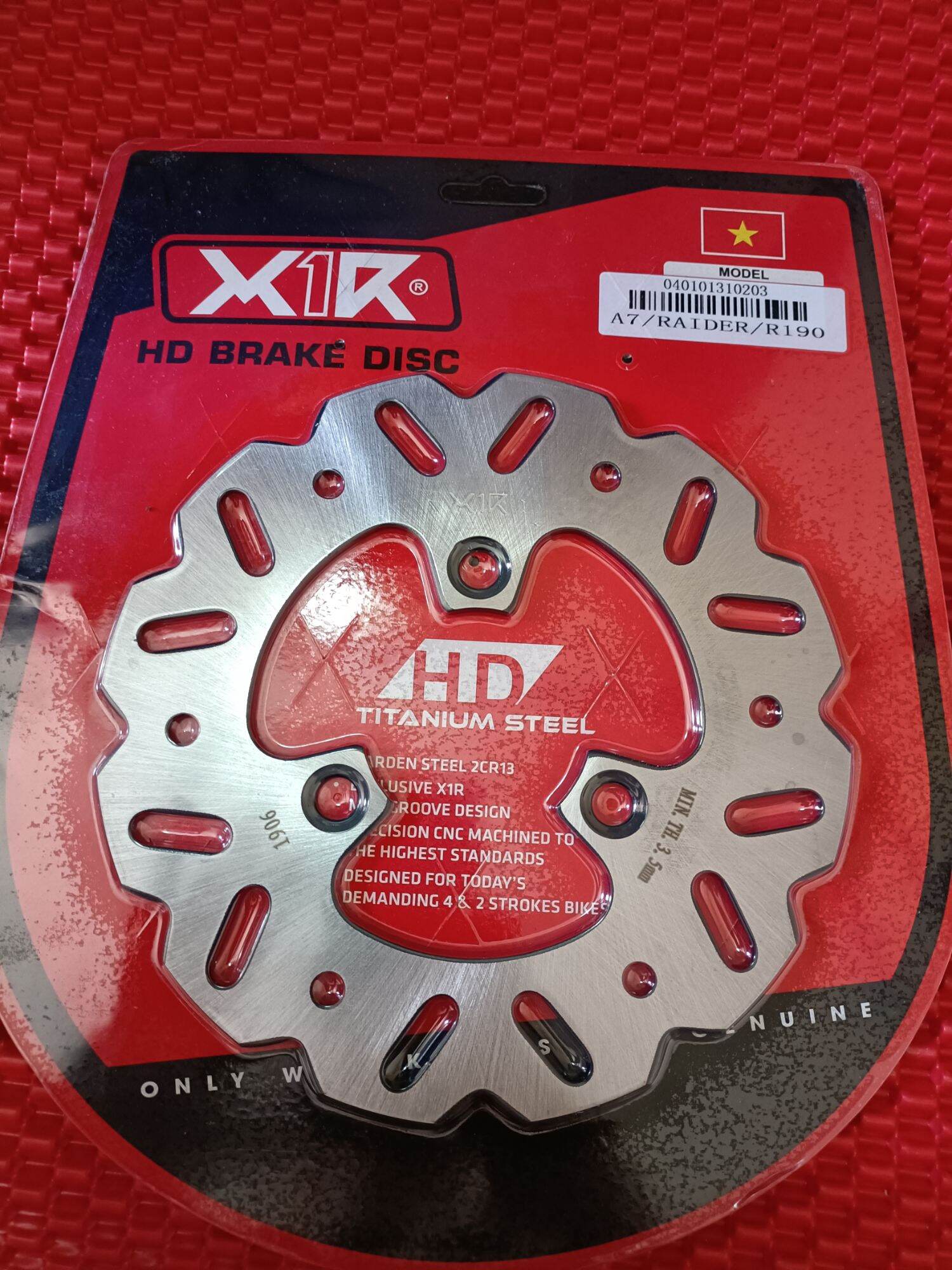 Đĩa thắng sau raider fi Satria fi X1R