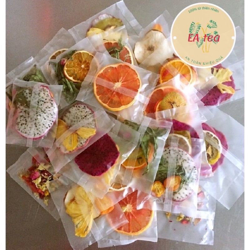 Set 30 gói trà detox hoa quả sấy khô