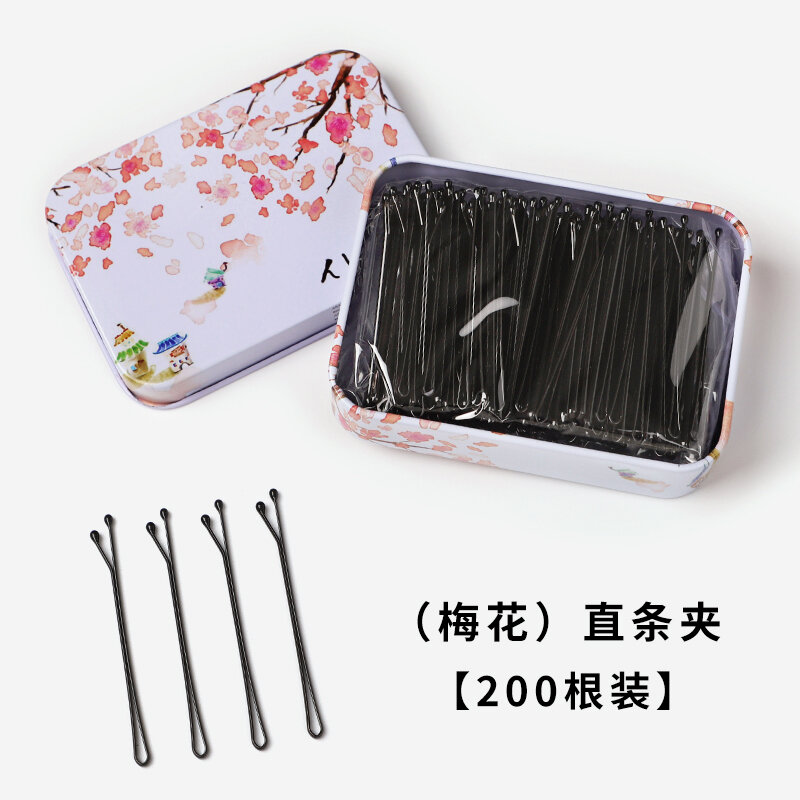 Kẹp tóc kẹp thép màu đen kẹp chữ i phụ kiện tóc kẹp tóc kẹp tóc kẹp tóc mái tóc con thiếu nữ hàn quốc kẹp bên cạnh