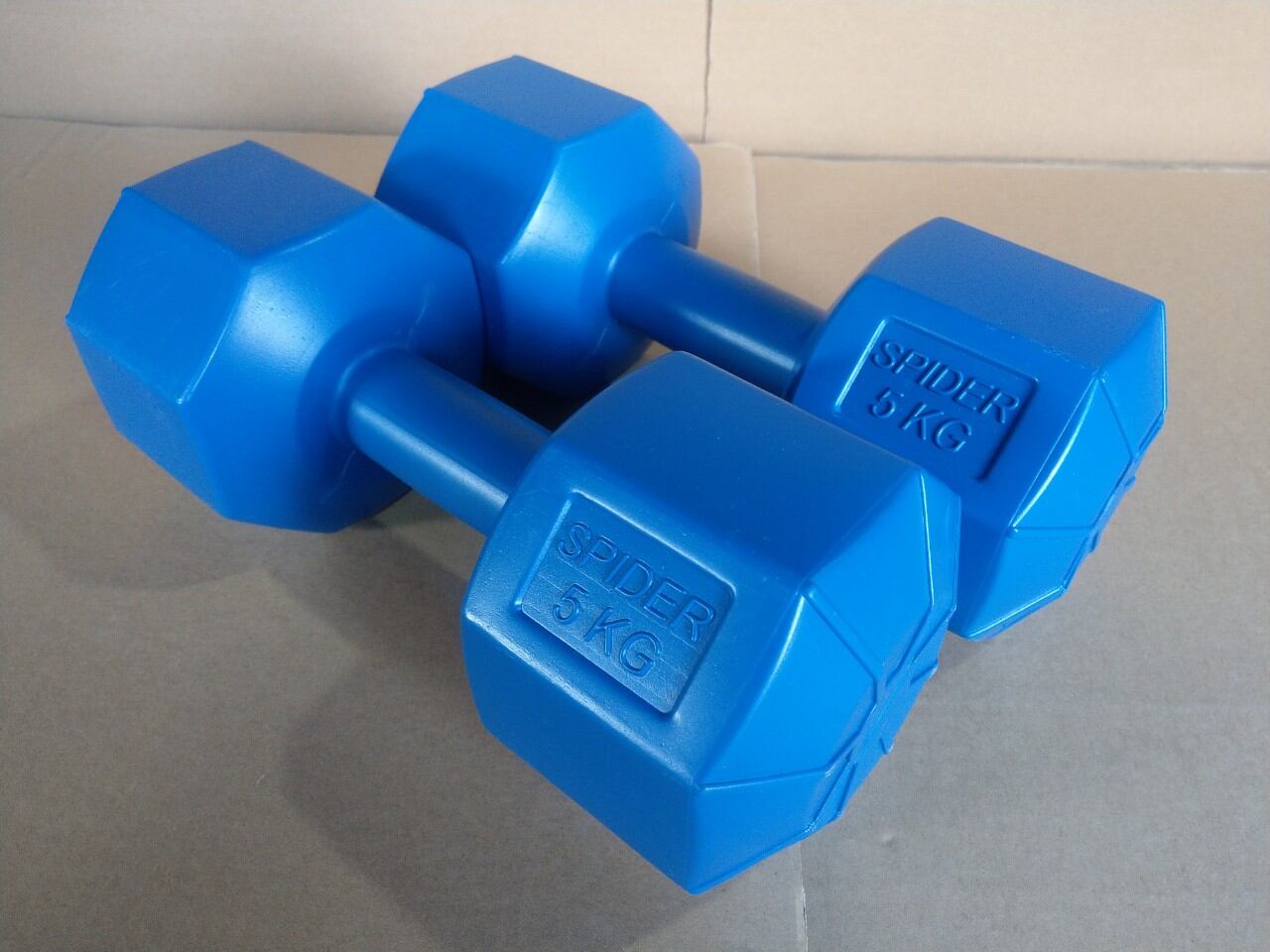 TẠ NHỰA 5KG HÌNH BÁT GIÁC ( NHỒI SẴN)