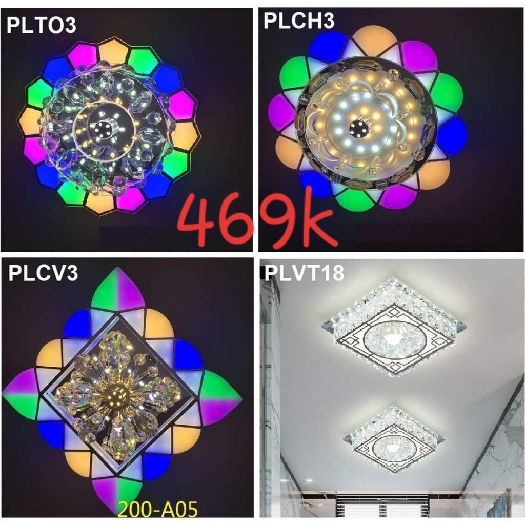 Đèn Led pha lê ốp trần LPHD03