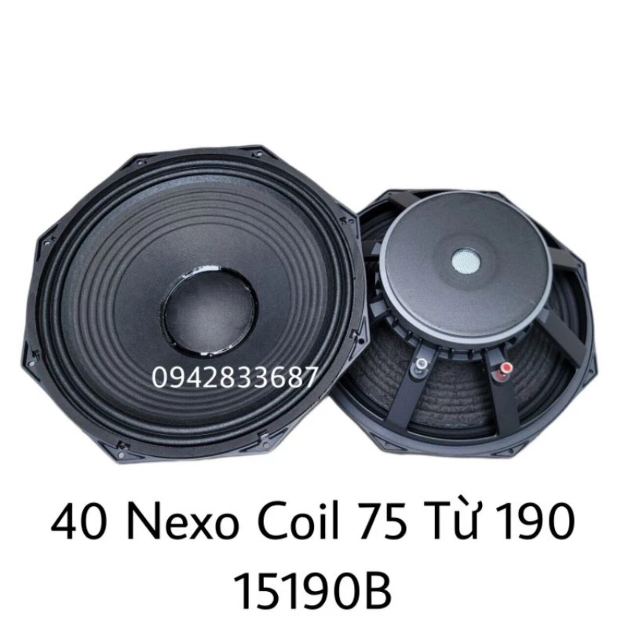 Bass 40 nexo coil 75 từ 190