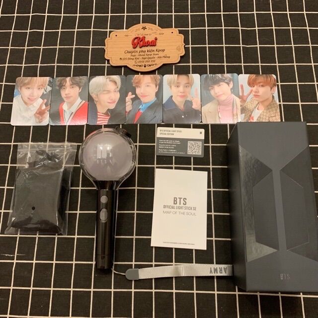 [TẶNG PIN] Bomb Special BTS - Lightstick Map Of The Soul Special Edition Official - gậy cổ vũ BTS