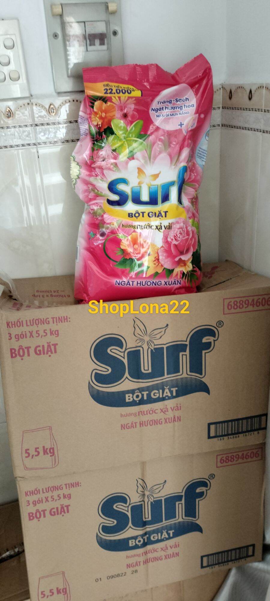 Bột giặt Surf 5.5kg