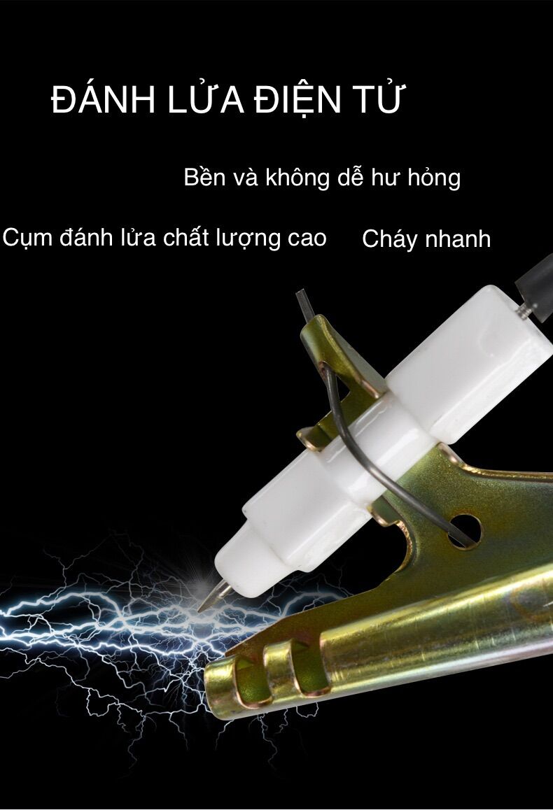 Bếp gas 4 lò - 4 cửa lửa phụt