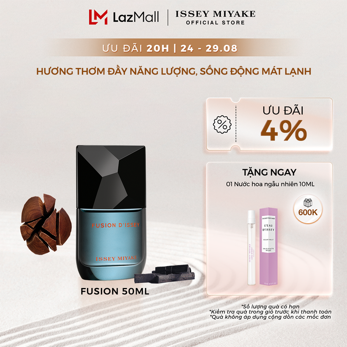 Nước Hoa Issey Miyake Fusion d’Issey Eau De Toilette 50ml