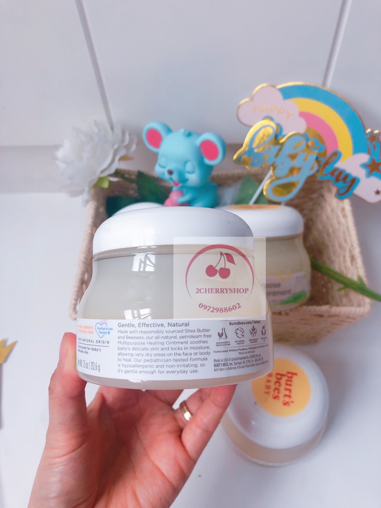 [HCM]Kem dưỡng đa năng Burt’s Bees Baby Multipurpose Ointment