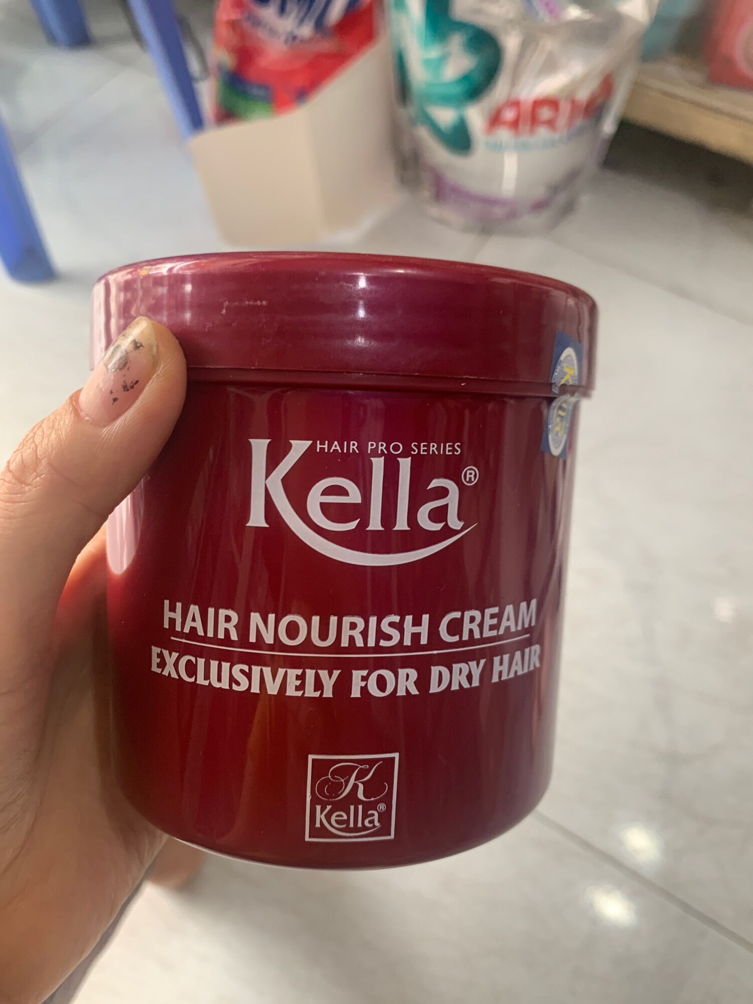 Hấp dầu kem Ủ tóc suôn mềm kella đỏ 500ml