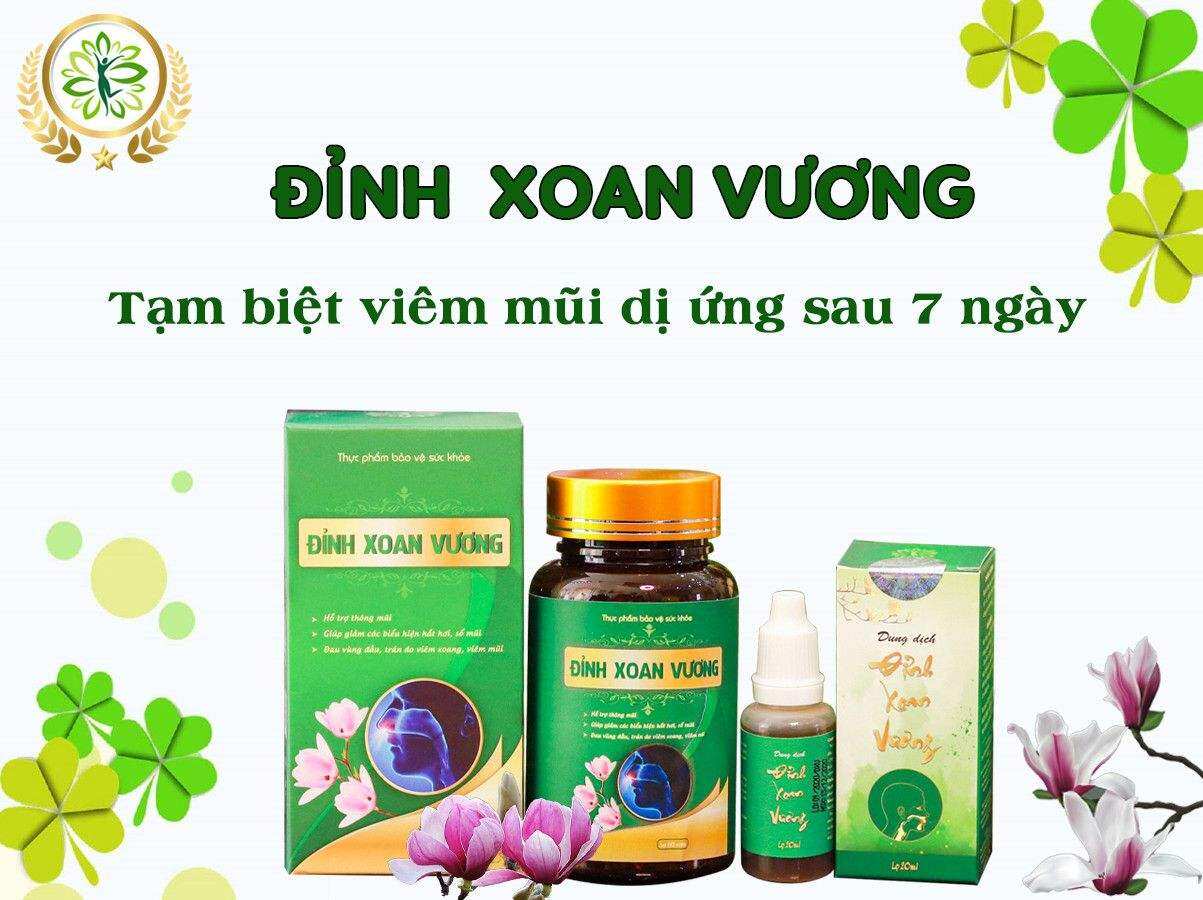 Dung dịch nhỏ mũi Đỉnh Xoang Vương Lan chi: hỗ trợ vi em xoang, vie m mũi dị ứng