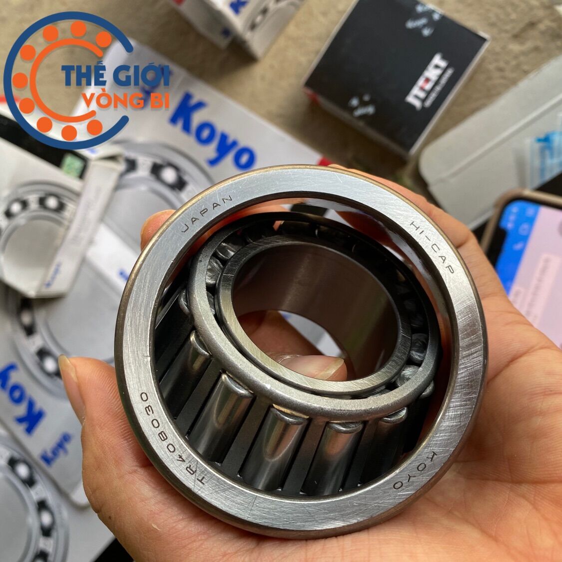 Vòng bi bạc đạn côn koyo 408030