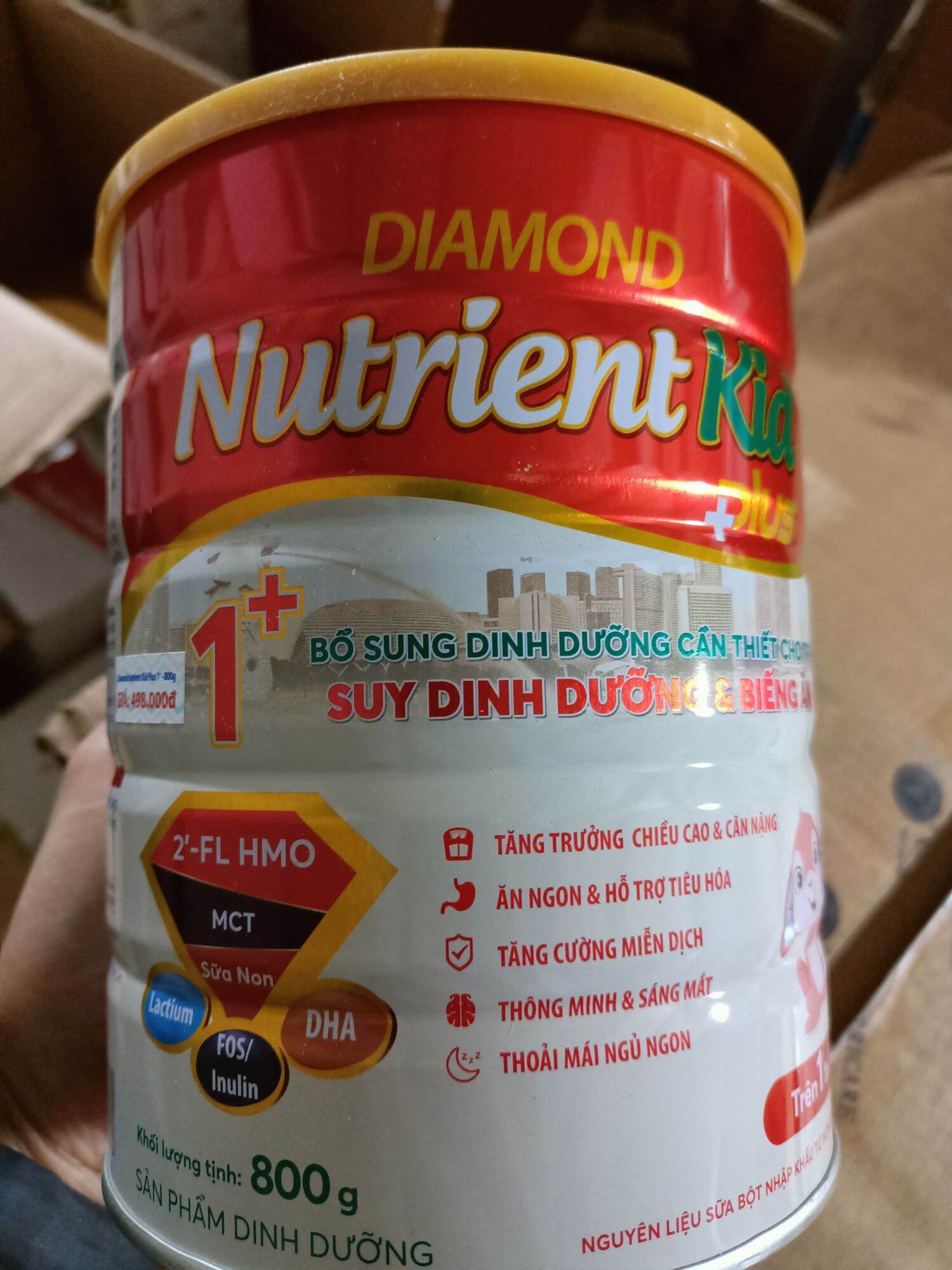diamond nutrient kid 1+ 800g (1-10tuổi) date mới nhất