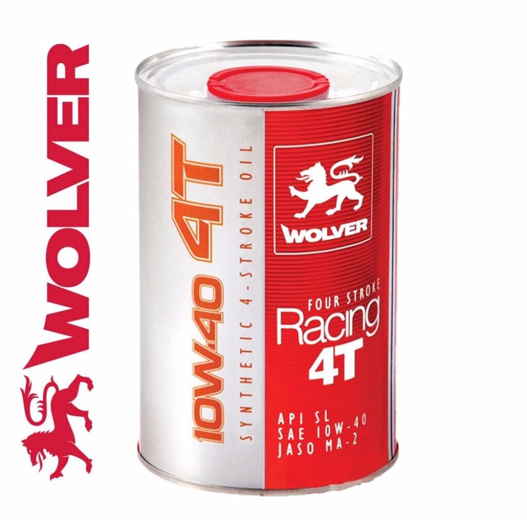 Nhớt Đức xe máy Wolver Racing 4T 10W40 1 Lít