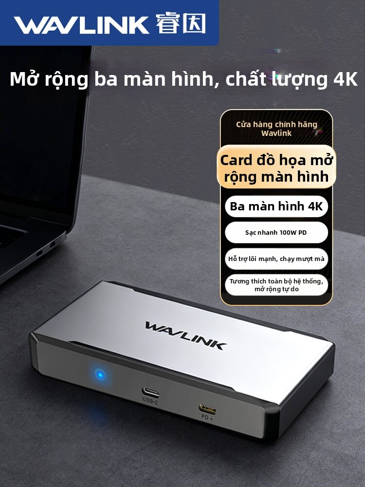 Wavlink | 4K Multi-Monitor Expansion Card Giá 3,063,000 Đồng*Miễn phí vận chuyển
