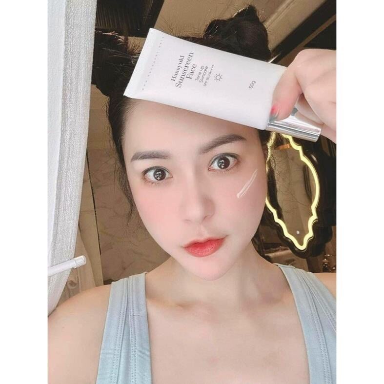 Kem Chống Nắng Hanayuki Sunscreen Face Chống Nắng Nâng Tông Chính Hãng