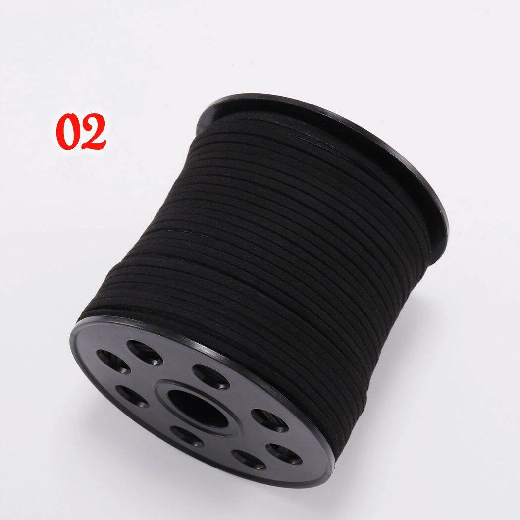 Bó 10mét dây da lộn 3mm làm vòng tay, phụ kiện handmade nhiều màu sắc lựa chọn