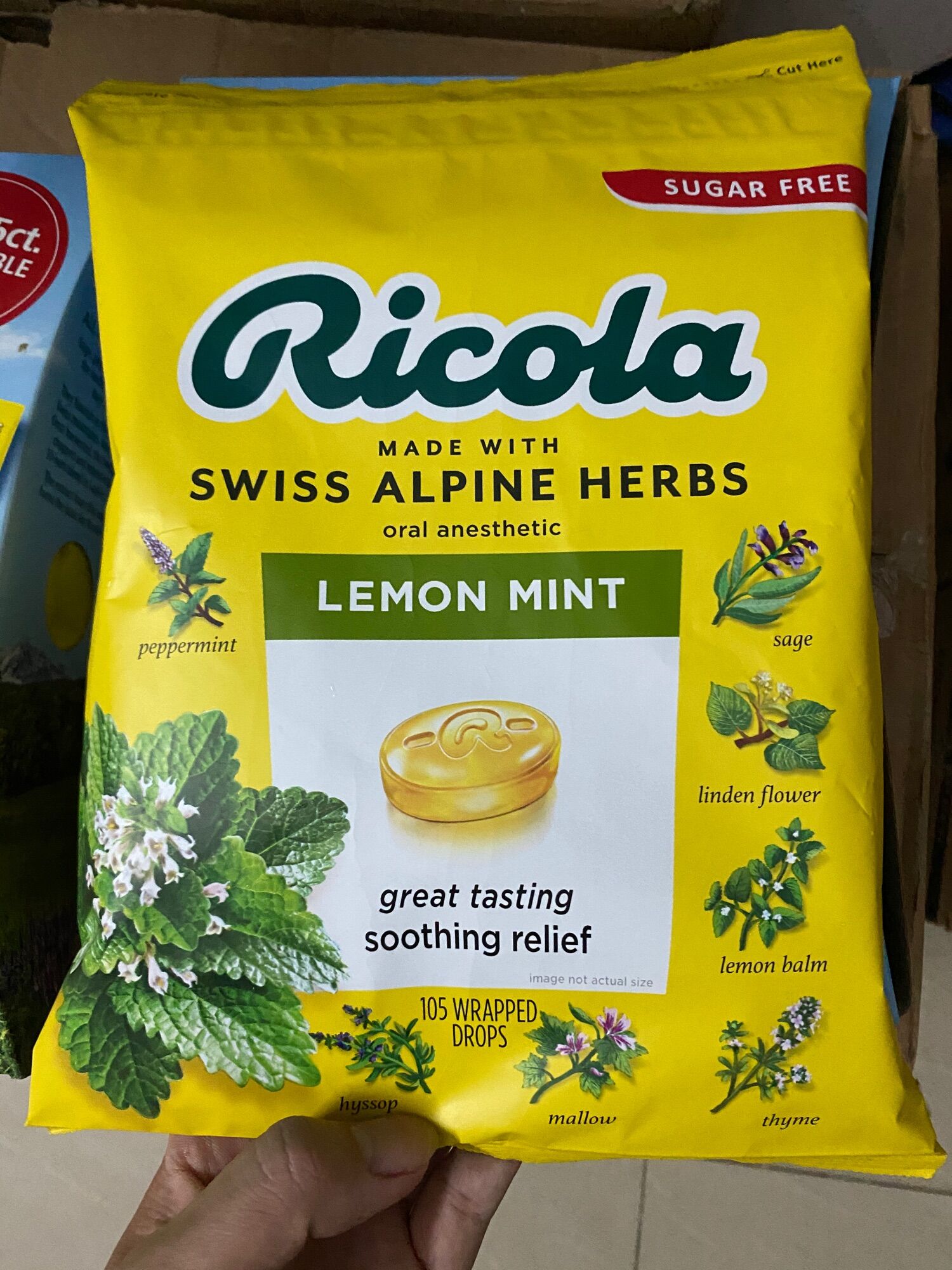 Kẹo ngậm ho Ricola của Mỹ