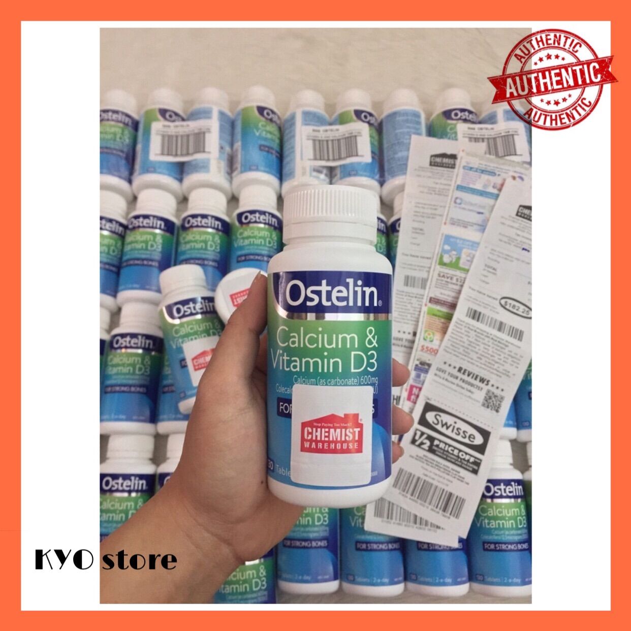 Canxi bầu Ostelin hộp 130v