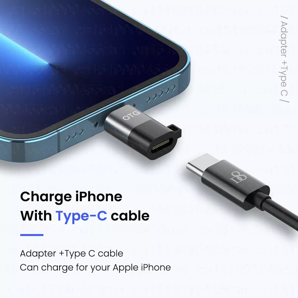 Head OTG adapter type C to Lightning for IP