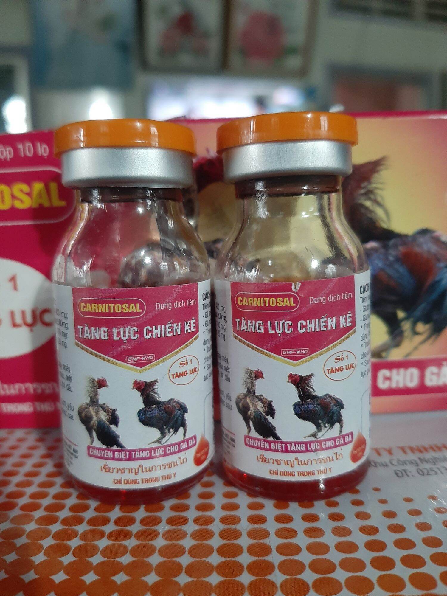 CARNITOSAL 10NL TĂNG LỰC - TĂNG BO CHO GÀ ĐÁ