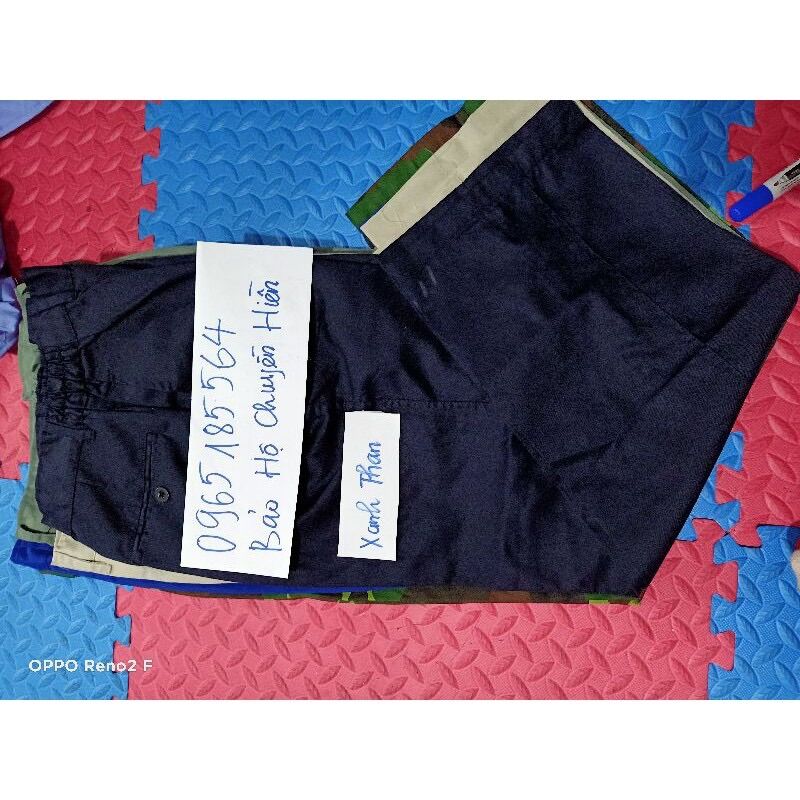 Quần bảo hộ lao động màu xanh than