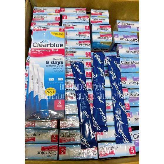 1 Que lẻ thử thai Clearblue sớm trước chu kỳ 6 ngày / Clearblue 6days Pregnancy Test Ultra Early - 1 Test