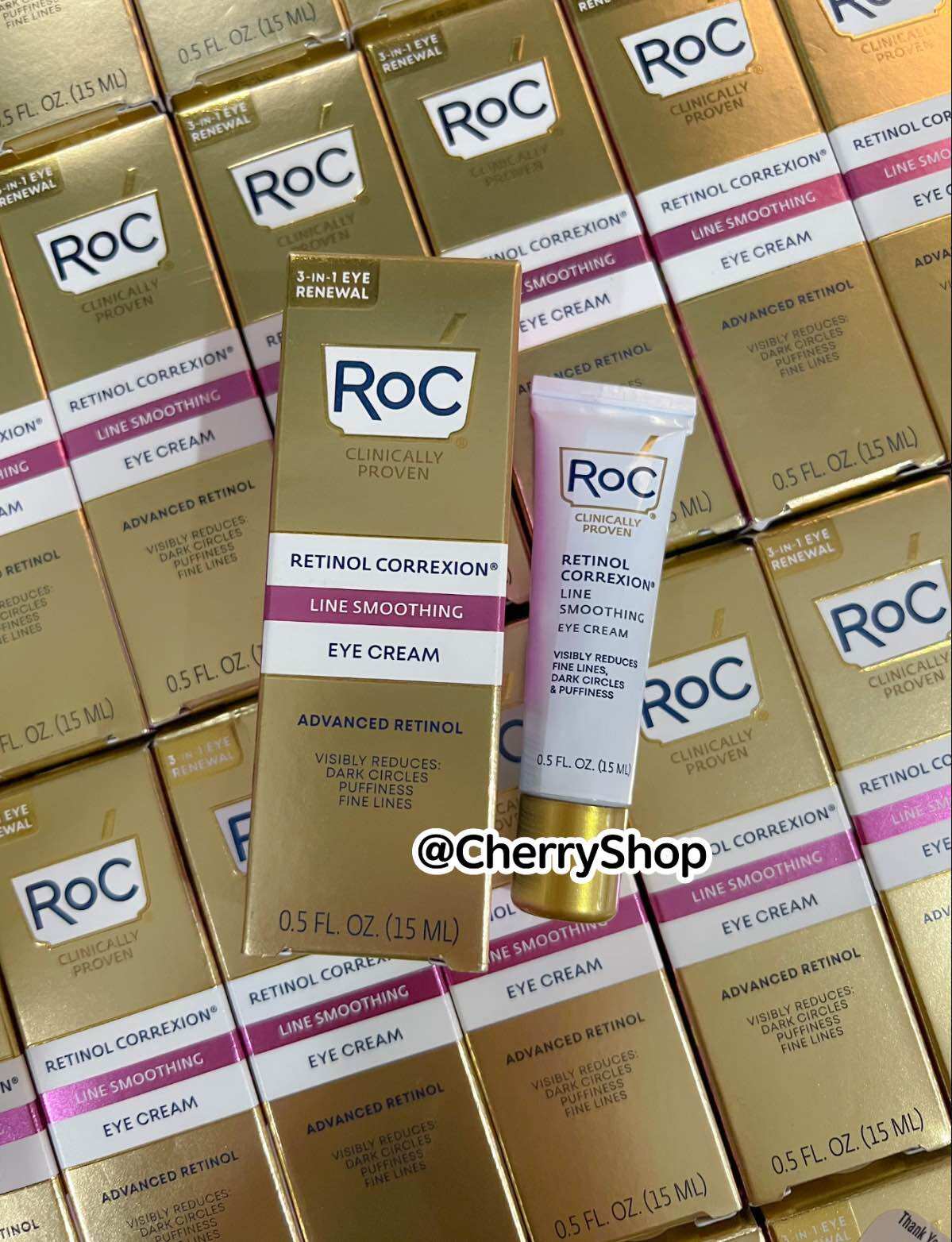 Kem làm giảm nếp nhăn và làm mờ vết nhăn ở vùng mắt RoC Correxion Eye Cream (15ml)