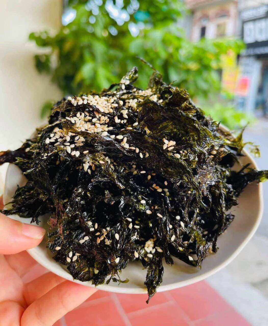 Rong biển. Rong biển sấy. Rong biển sấy mè hũ 100g