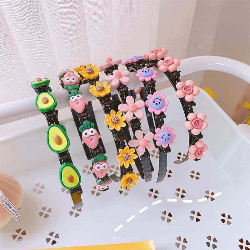 Bờm kẹp giữ tóc Hàn Quốc cho bé siêu cute đủ màu, cài tóc đáng yêu cho bé gái