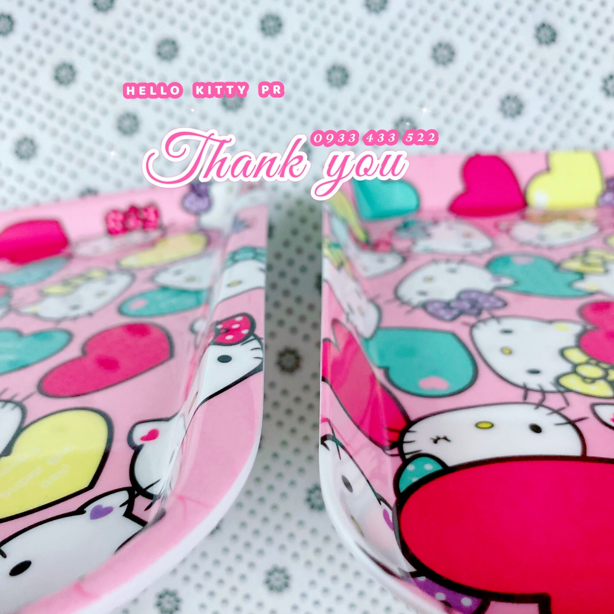 [Freeship MAX] Mâm khay đựng đồ ăn Hello Kitty - Doremon Doraemon