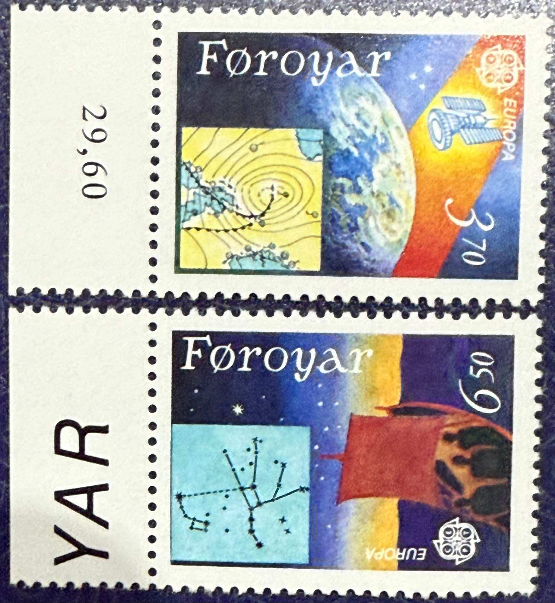 Tem sưu tập Faroe Islands 1991: Europa