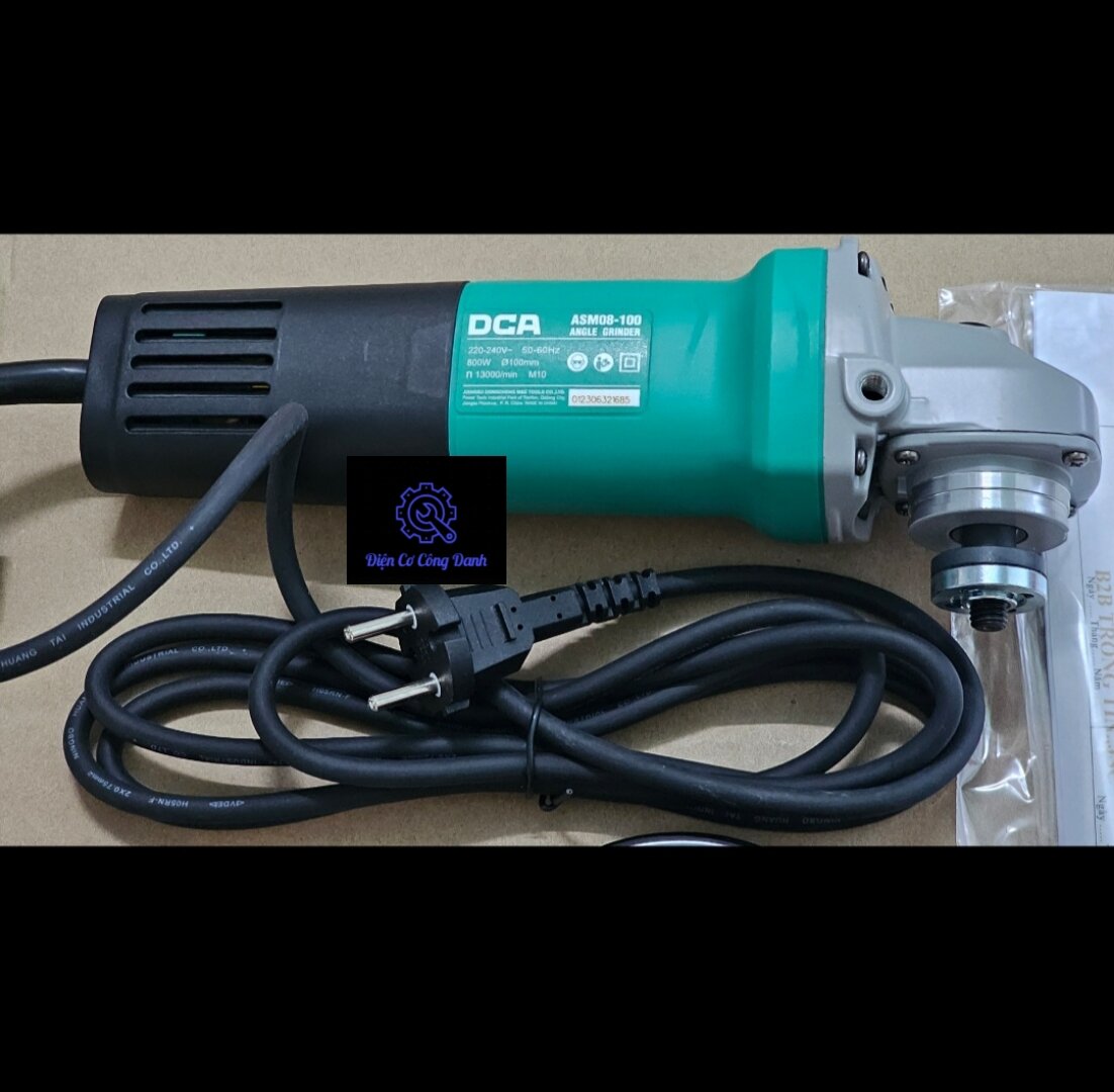 (Hàng DCA.) Máy mài góc công tắc đuôi cầm tay (lưỡi 100mm) ASM 08-100