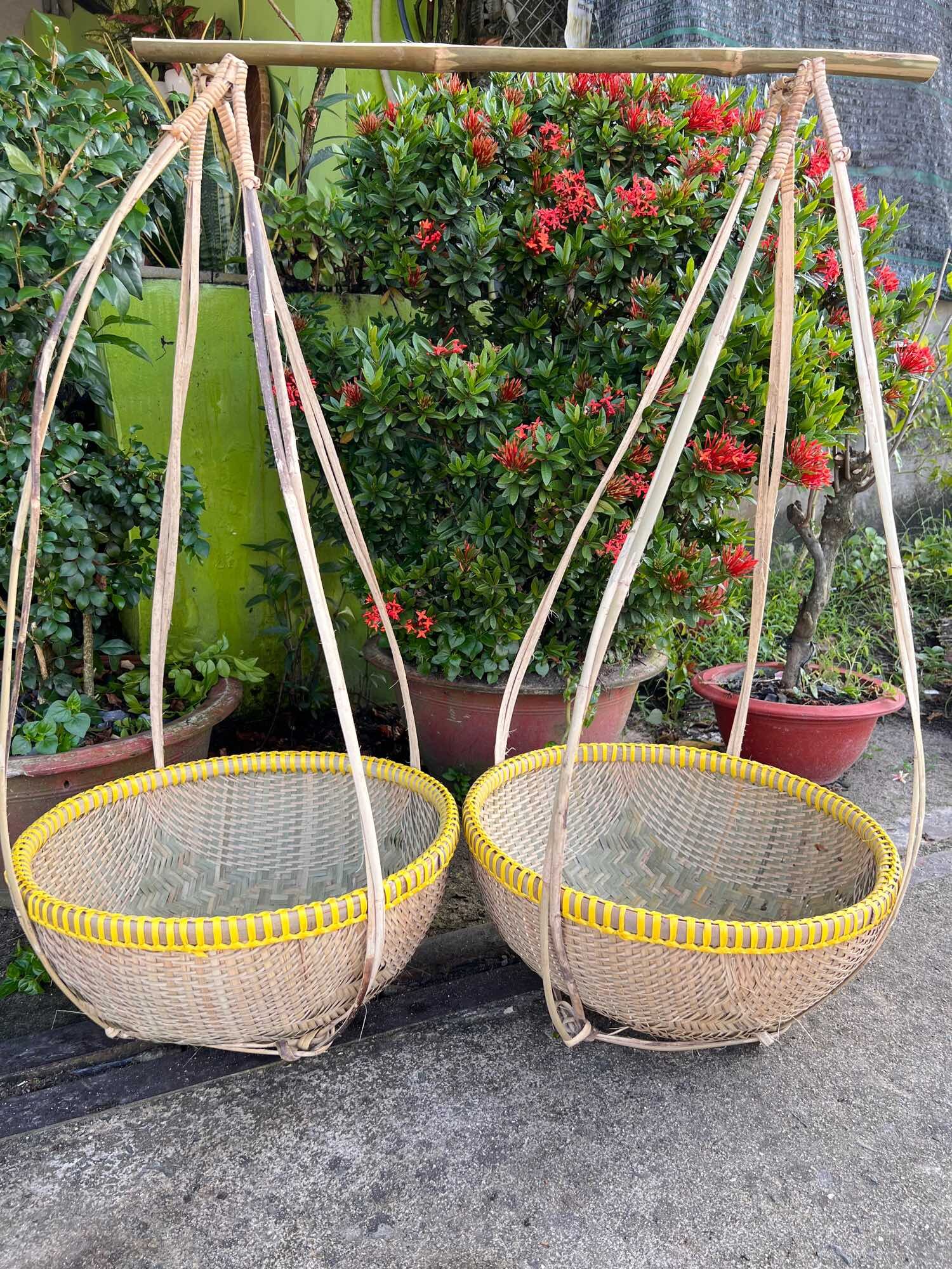 Quang gánh mây tre 1 mét