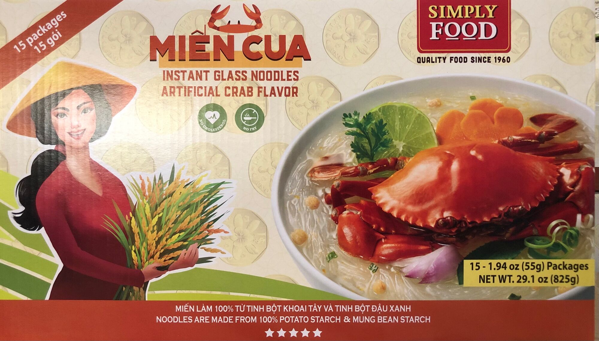 Miến cua gói (15 gói/ thùng) - Vermicelli