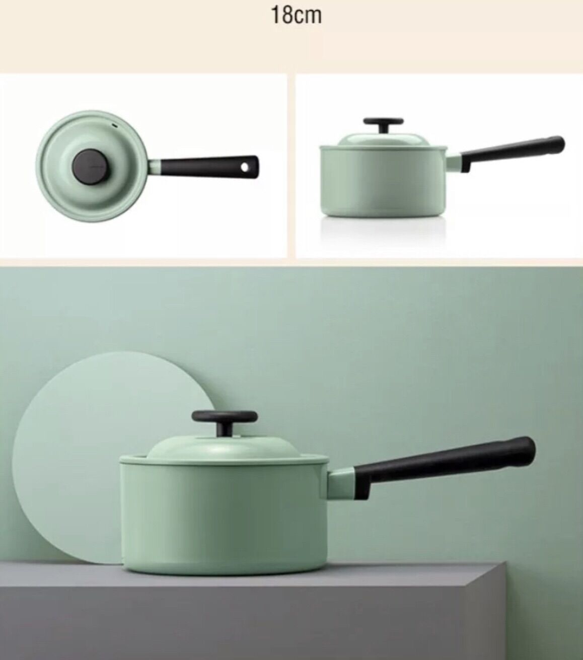 Nồi Decore Lock&Lock LDE1181IH 18CM ( 2,4 L] ( dùng được cho mọi loại bếp )